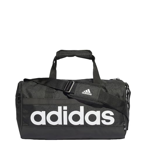 Adidas Bolsa de gimnasio unisex HT4744 Linear Duf XS, color negro y blanco NS